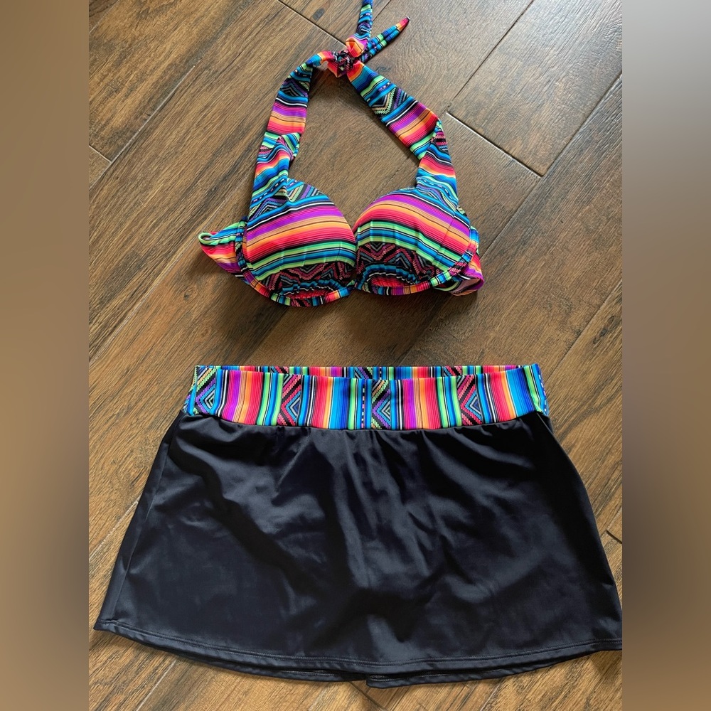 Venus Swim Set Bikini Top and Bikini Skirt Bottom